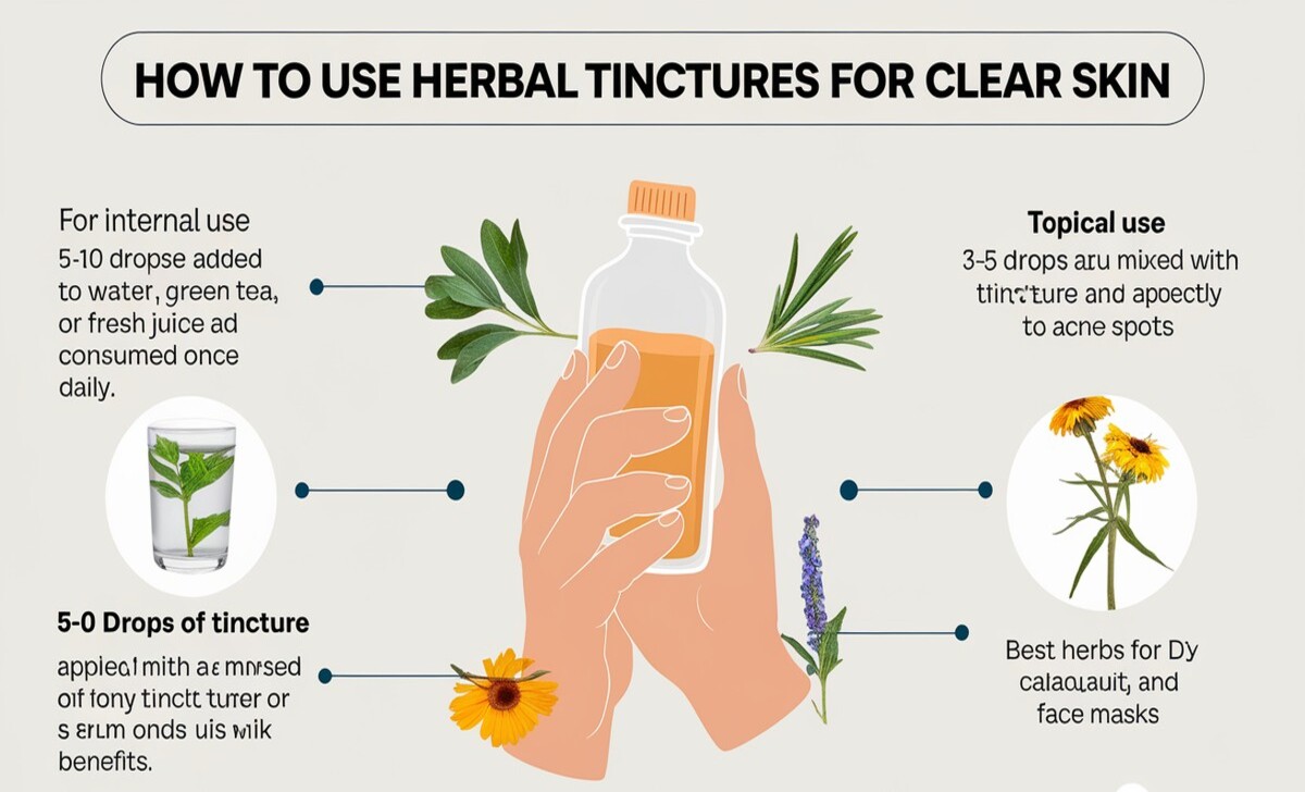 How To Use Herbal Tinctures For Clear Skin